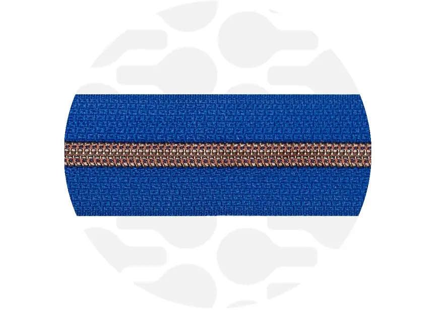 Glidelås - Royal Blue - Kobber