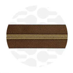 Glidelås - Tobbaco Brown - 1 Meter