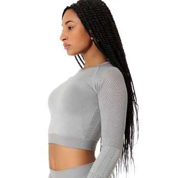 Yoga Top Dark Grey Seamless