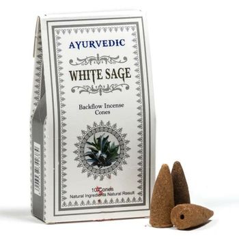 Ayurvedic White Sage Incense Cones