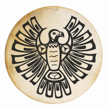 Schaman trumma 40 cm Thunderbird