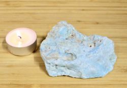 Caribbean blue calcite raw 185g