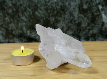 Rock crystal cluster