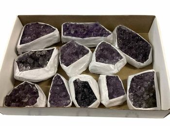 Amethyst cluster Power Box 1KG