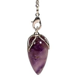 Lotus pendant amethyst