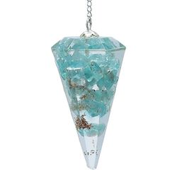 Orgonite pendulum apatite