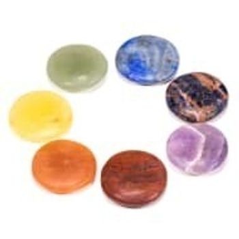 Set of 7 Chakra stones Round
