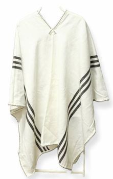 Peruvian White Shaman Poncho