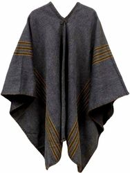 Peruansk Grå Schaman Poncho