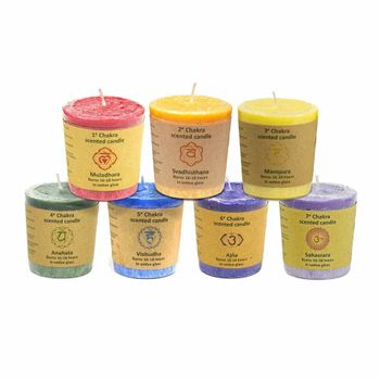 7 chakra scented candle Gift box