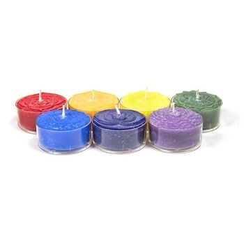 Scented tealight Chakra 7pcs