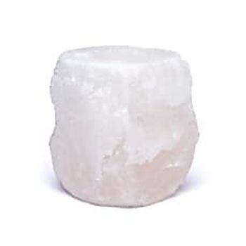 Salt Crystal Lantern White
