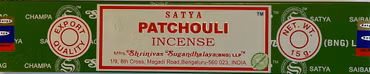 Rökelse Patchouli satya