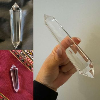 12 Sided Vogel Style Natural Double Terminated Extraction Healing Crystal
