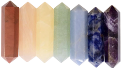 Set of 7 chakra wands