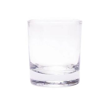 Glass candle holder for scented and chakra candles