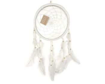 Dreamcatcher 21 cm white