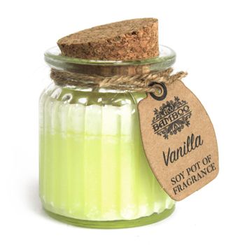 Soy Wax Candle in Glass Jar - Vanilla