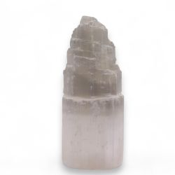 Natural Selenite Lamp Tower - 20 cm