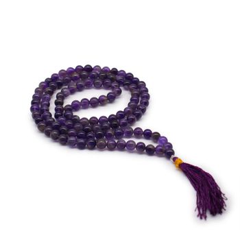 Mala with 108 Beads - Amethyst