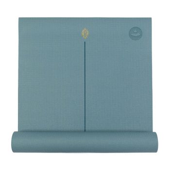 HAMSA HAND design yogamatta Ljusblå