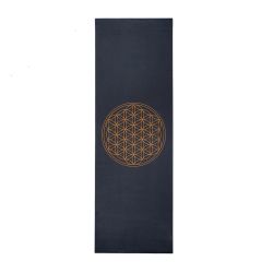 Yoga Mat Flower of Life Anthracite