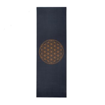 Yoga Matta Livets blomma Antracit