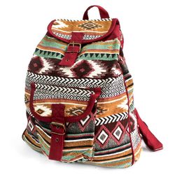 Jacquard Bag - Brown Backpack