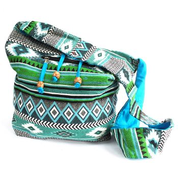 Jacquard bag - Teal