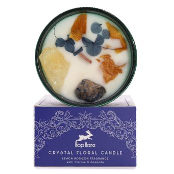Hop Hare Candle with Crystals - The Sun