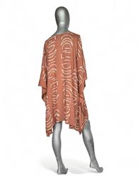 Sarong Top - Moon phase terracotta