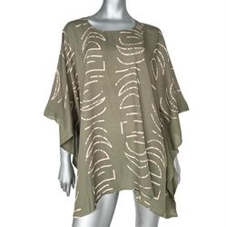 Sarong Top - Moon phase sage