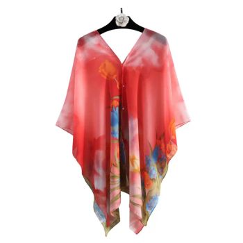 Beach poncho Coral by Emelie Collection