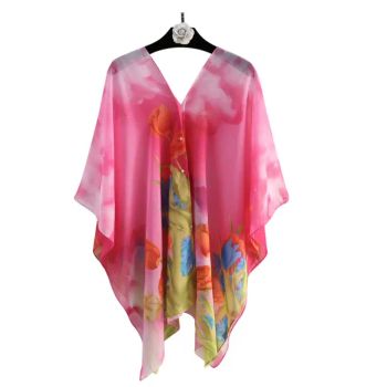 Beach poncho Pink by Emelie Collection
