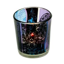 Candle light holder Flower of life
