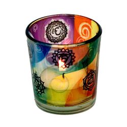 Candle light holder 7 Chakra's
