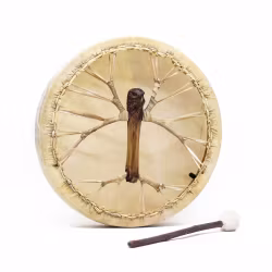 Spirit of the Eagle - Shamanic Drum & Stick - Tunable - 40cm