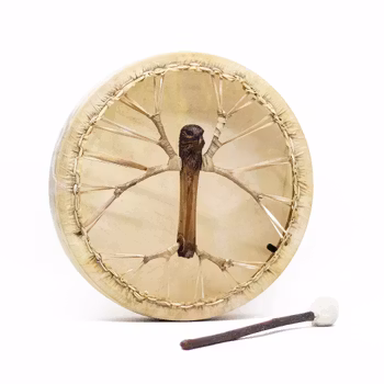 Spirit of the Eagle - Shamanic Drum & Stick - Tunable - 40cm