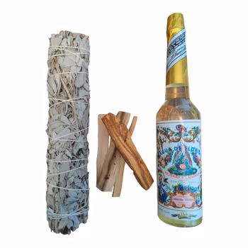 Ritualpaket – Agua de Florida, Vit salvia XL & Palo Santo (40 g)