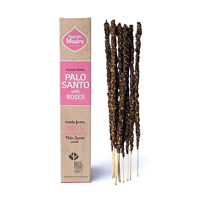 Sagrada Madre Rökelsepinnar - Palo santo med Ros
