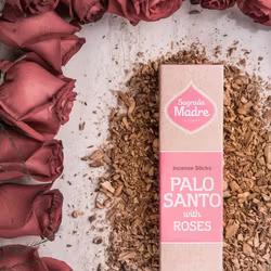 Sagrada Madre Rökelsepinnar - Palo santo med Ros