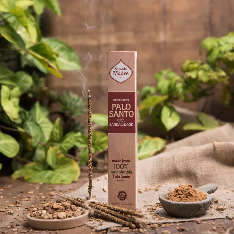Sagrada Madre Rökelsepinnar - Palo santo och Sandelträ