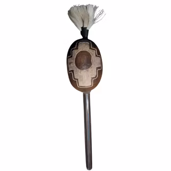 Shipibo-skallra från Peru (M) – Kolibri & Chakana