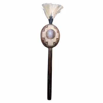 Shipibo-skallra från Peru (M) – Chakana & Kolibri