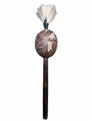 Shipibo-skallra från Peru (M) – Chakana & Kolibri