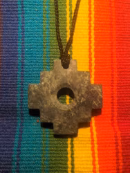 Chakana-halsband – Machu Picchu Stone (Matt)