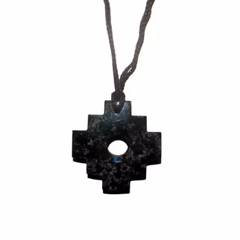 Chakana-halsband – Machu Picchu Stone (Polerad)
