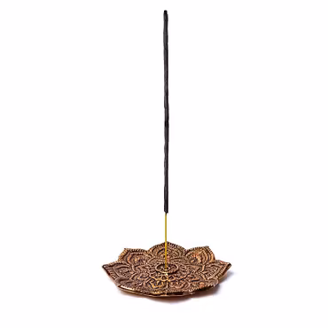 Rökelsehållare Lotus – Kopparfinish