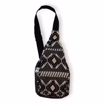 Desert Loom – Jacquardvävd crossbodyväska.