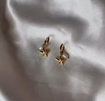Marina earrings guld